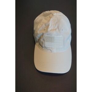 Academy Sports Outdoors White American Flag Cotton Baseball Cap Hat SGAAMZ2028